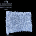 Collo pelliccia donna Cuddly bianco - Fatto a mano - Il Tocco di Minerva