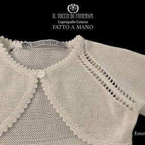 Coprispalle Bambina in cotone Ester - Fatto a Mano - Il Tocco di Minerva