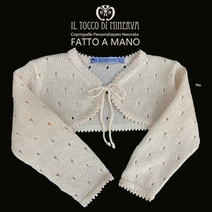 Coprispalle Neonato in cotone Vita - Fatto a Mano - Il Tocco di Minerva