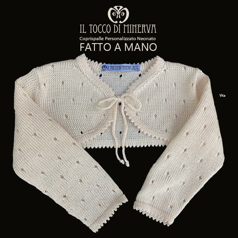 Coprispalle Neonato in cotone Vita - Fatto a Mano - Il Tocco di Minerva