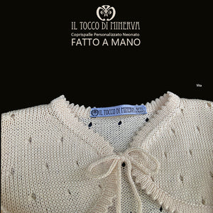 Coprispalle Neonato in cotone Vita - Fatto a Mano - Il Tocco di Minerva