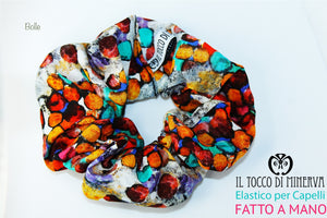 Elastico per capelli cotone Bolle – Realizzato a mano - Il Tocco di Minerva