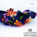 Elastico per capelli cotone Chiara - Realizzato a mano - Il Tocco di Minerva