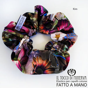 Elastico per capelli cotone kim - Realizzato a mano - Il Tocco di Minerva