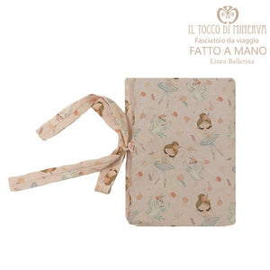 Fasciatoio da Viaggio Neonata Linea Ballerina - Fatto a mano - Il Tocco di Minerva