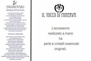 Orecchini bianchi Valerie, con cristalli swarovski Realizzati A Mano – HandMade - Il Tocco di Minerva