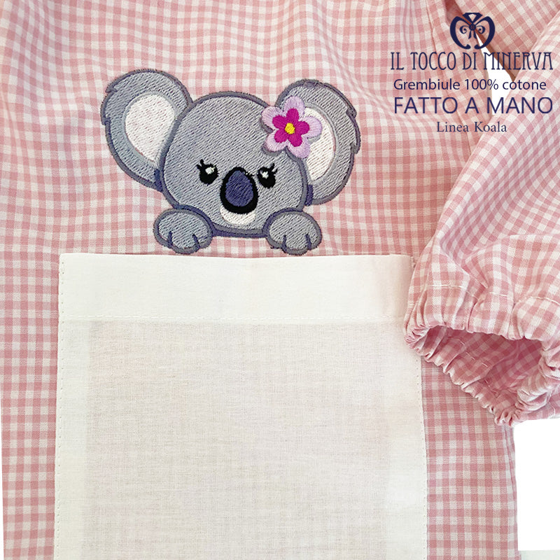 Grembiule Bimba Linea Koala Personalizzato - Fatto a mano - Il Tocco di Minerva