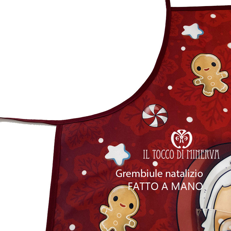 Grembiule Natalizio bambino/a  - Fatto a Mano - Il Tocco di Minerva