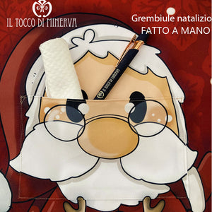 Grembiule Natalizio da adulto/a e bambino/a - Fatto a Mano - Il Tocco di Minerva