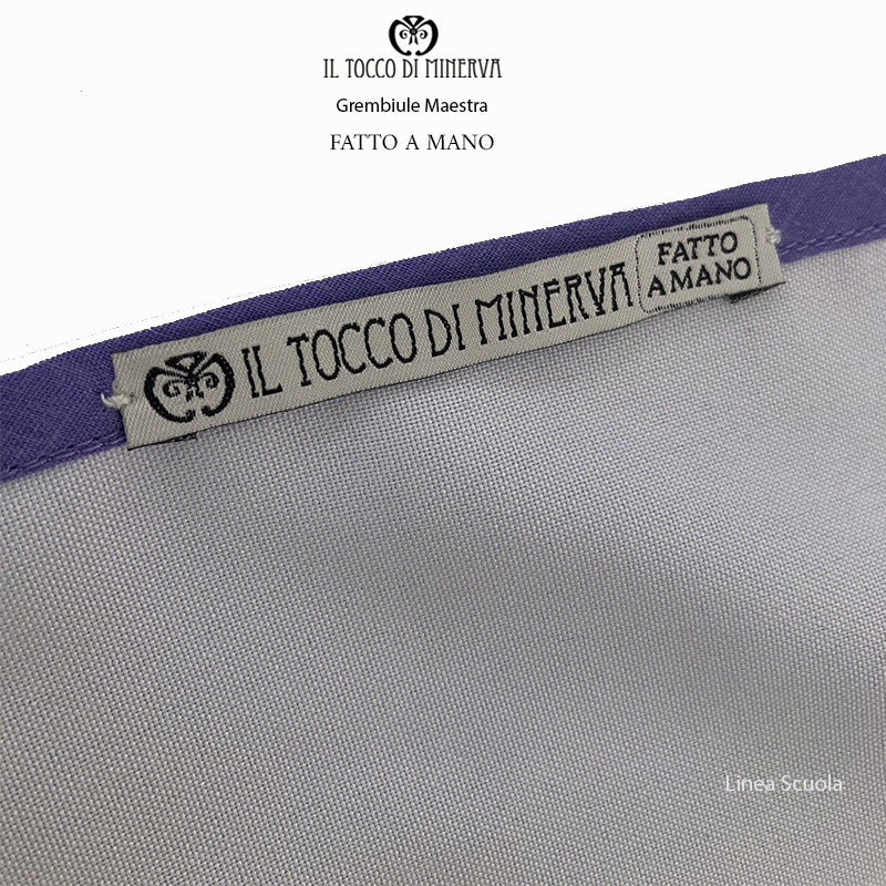 Grembiule Maestra  Linea Scuola - Fatto a Mano - Il Tocco di Minerva