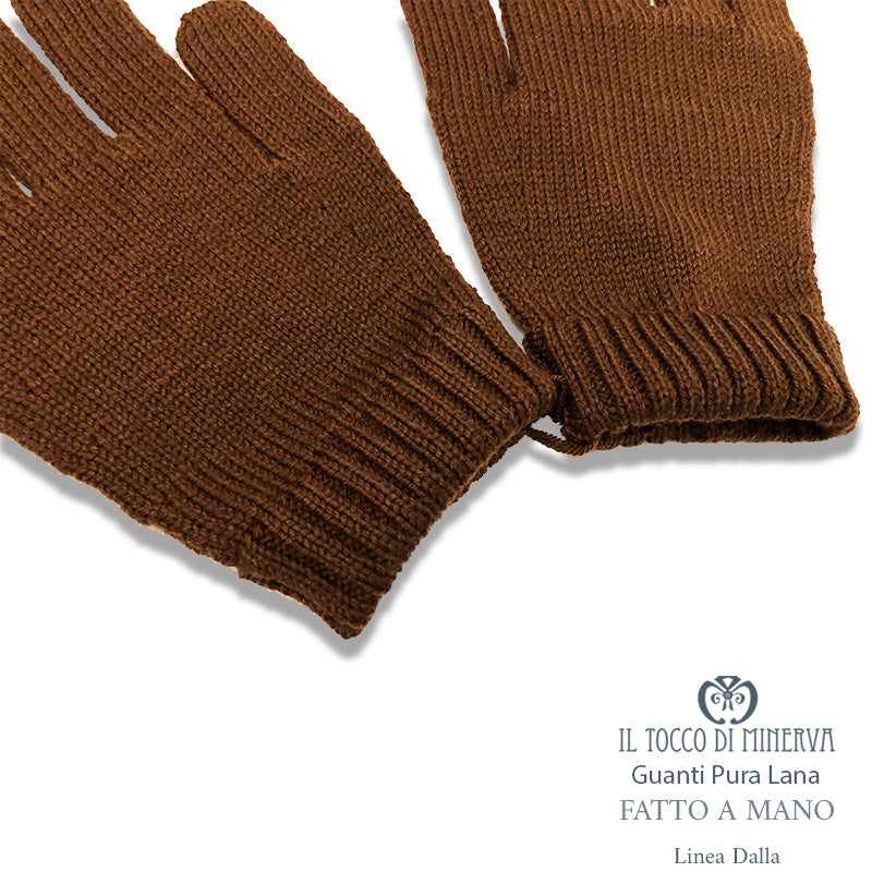 Guanti unisex pura lana - Fatto a Mano - Il Tocco di Minerva