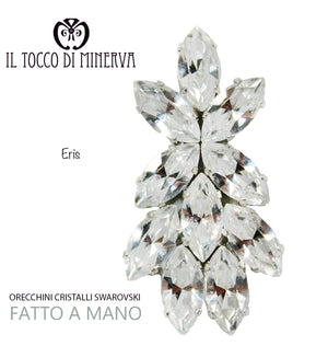 Orecchini in cristallo swarovski cristallo Eris Linea Sposa Realizzati a mano - Il Tocco di Minerva