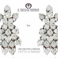 Orecchini in cristallo swarovski cristallo Eris Linea Sposa Realizzati a mano - Il Tocco di Minerva