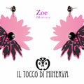 Orecchini rosa animal Zoe Realizzati a mano - Handmade - Il Tocco di Minerva