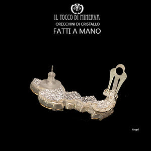Orecchini di cristalli Angel  - Fatto a Mano - Il Tocco di Minerva