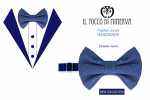 Papillon Farfallino per Bambino Edoardo - realizzato a mano - HandMade - Il Tocco di Minerva