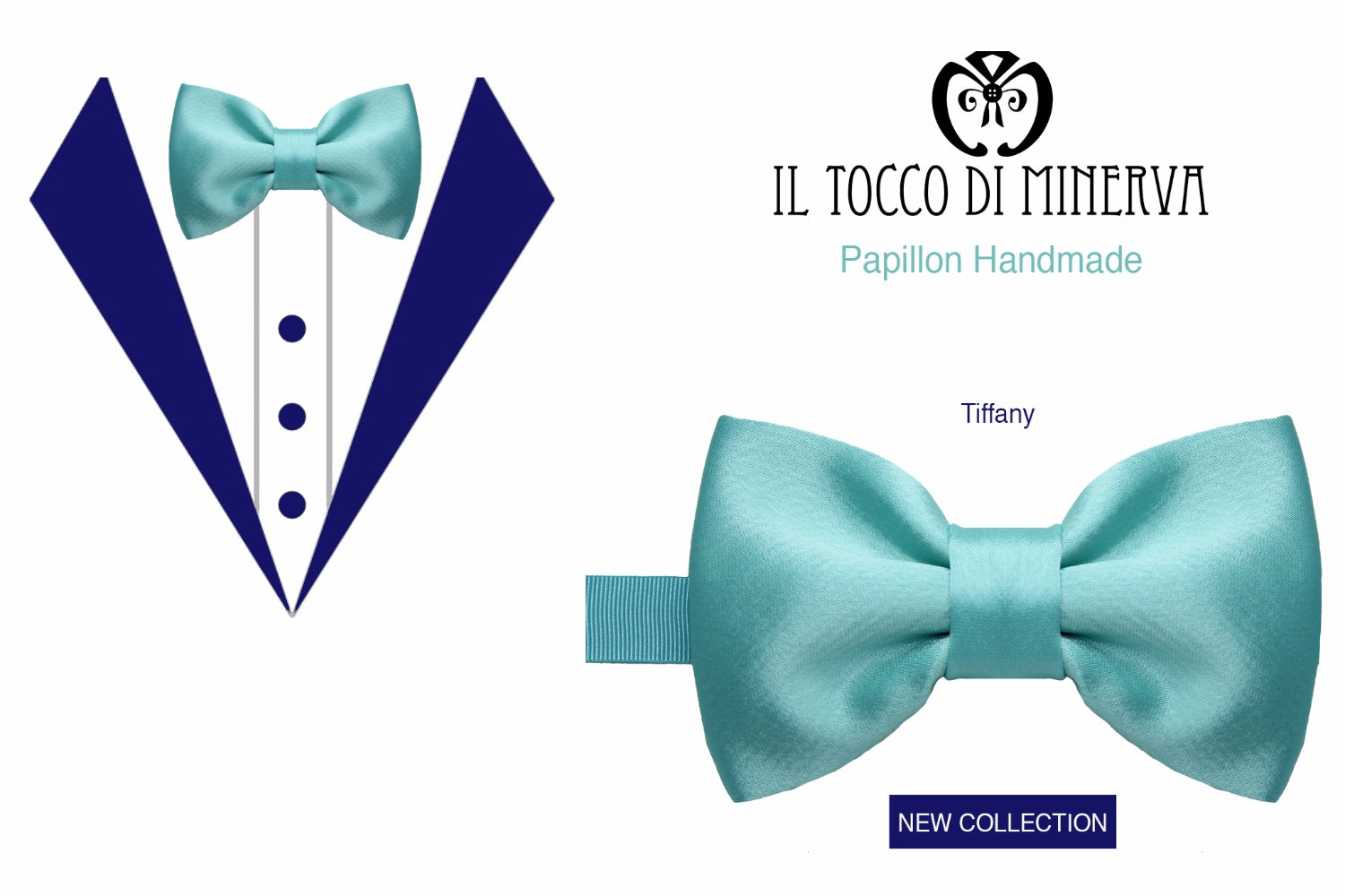 Papillon Farfallino seta Tiffany Realizzato a mano – Handmade - Il Tocco di Minerva