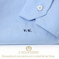Personalizzazione camicia con Iniziali Proprio Nome - realizzati a mano - HandMade - Il Tocco di Minerva