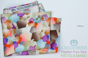 Pochette uomo seta Palermo Realizzato a mano – Handmade - Il Tocco di Minerva