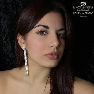 Orecchini cristalli Swarovski Sanremo crystal - Fatto a Mano - Il Tocco di Minerva