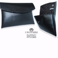 Borsa Pochette Ecopelle nero e Bianca – Realizzata a mano - Il Tocco di Minerva