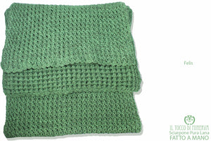 SCIARPA UNISEX FELIS – realizzata a mano – HandMade - Il Tocco di Minerva