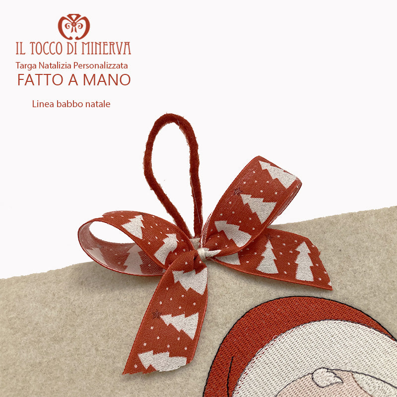 Dietro porta Natalizio personalizzato per sezione scolastica n 4 - Fatto a Mano - Il Tocco di Minerva